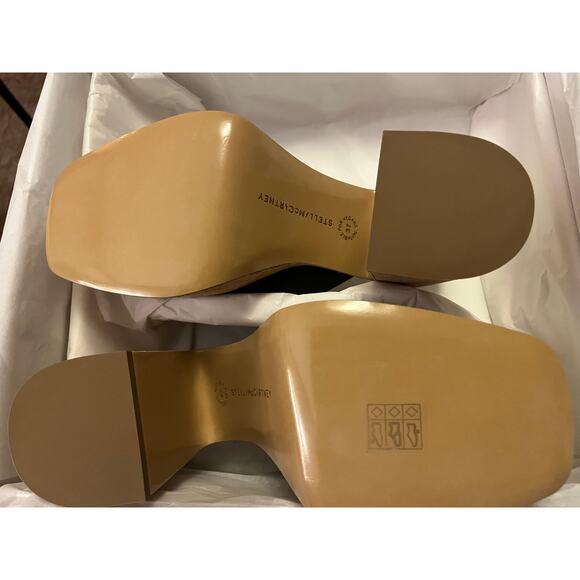 NEW Stella McCartney Skyla Alter Platform Mules, Retail $860, Black, Size 37 (7) - Picture 9 of 9